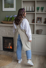 Load image into Gallery viewer, 100% Linen Japanese Apron in Natural