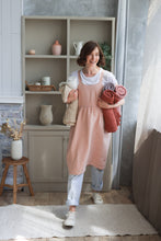 Load image into Gallery viewer, Linen Waffle Bath Towel in Rose