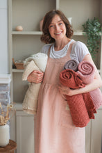 Load image into Gallery viewer, Linen Waffle Bath Towel in Lilac