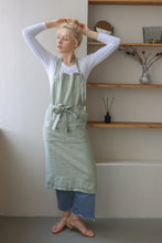 Load image into Gallery viewer, 100% Linen Italian Apron in Sage
