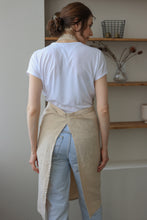 Load image into Gallery viewer, 100% Linen Italian Apron in Ecru