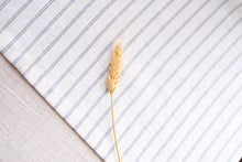 Load image into Gallery viewer, 100% Linen Table Runner in Ticking Stripe Medium