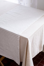 Load image into Gallery viewer, 100% Linen Table Runner in Ticking Stripe Medium