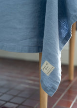 Load image into Gallery viewer, Linen Tablecloth - Sky Blue - 71"х95"
