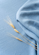 Load image into Gallery viewer, 100% Linen Table Runner in Sky Blue Large