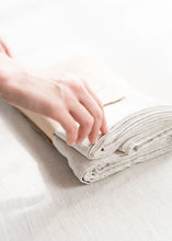 Load image into Gallery viewer, 100% Linen Tablecloth in Natural - 55"х79"