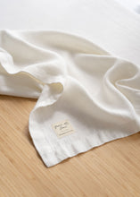Load image into Gallery viewer, 100 % Linen Tablecloth in Simple White - 55"х79"