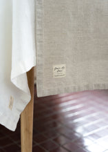 Load image into Gallery viewer, 100% Linen Table Runner in Natural Large