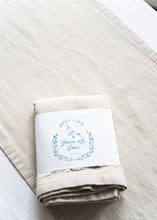 Load image into Gallery viewer, 100% Linen Table Runner in Natural Large