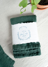 Load image into Gallery viewer, 100% Linen Classic Napkins in Pine Green - Set of 4