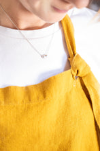 Load image into Gallery viewer, 100% Linen Italian Apron in Mustard Yellow
