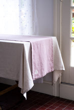 Load image into Gallery viewer, 100% Linen Table Runner in Oyster Rose Medium