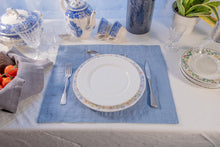 Load image into Gallery viewer, 100% Linen Placemats in Sky Blue
