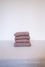 Load image into Gallery viewer, Linen Waffle Face Towel in Cocoa - Set of 2