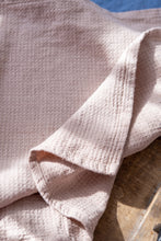 Load image into Gallery viewer, Linen Waffle Kitchen Towel in Taupe  - Set of 2