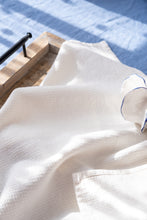Load image into Gallery viewer, Linen Waffle Kitchen Towel in White - Set of 2