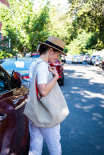 Load image into Gallery viewer, 100% Linen Torba Bag in Belarussian Style