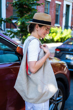 Load image into Gallery viewer, 100% Linen Torba Bag in Belarussian Style