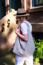 Load image into Gallery viewer, 100% Linen Torba Bag in Belarussian Style