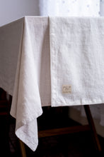 Load image into Gallery viewer, 100% Linen Table Runner in Simple White Small