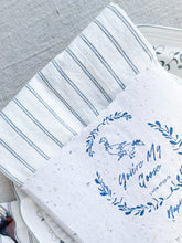 Load image into Gallery viewer, 100% Linen Classic Napkins in Ticking Stripe - Set of 4