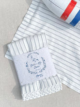 Load image into Gallery viewer, 100% Linen Classic Napkins in Ticking Stripe - Set of 4