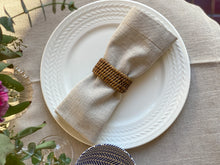 Load image into Gallery viewer, 100% Linen Classic Napkins in Natural - Set of 4