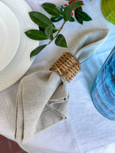 Load image into Gallery viewer, 100% Linen Classic Napkins in Natural - Set of 4