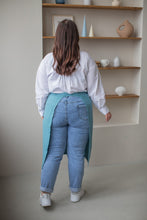 Load image into Gallery viewer, 100% Linen Italian Apron in Azure