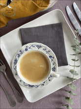 Load image into Gallery viewer, Linen Coasters - Fog Grey Set Of 4