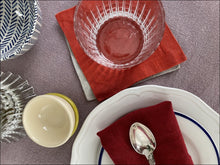 Load image into Gallery viewer, Linen Coasters - Salamander Orange Set Of 4 5X5