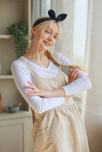 Load image into Gallery viewer, 100% Linen French Apron in Ecru
