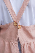 Load image into Gallery viewer, 100% Linen French Apron in Salt Pink
