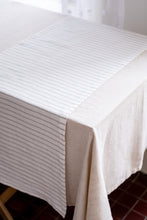 Load image into Gallery viewer, 100% Linen Table Runner in Ticking Stripe Medium

