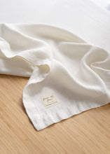 Load image into Gallery viewer, 100 % Linen Tablecloth in Simple White - 55&quot;х79&quot;
