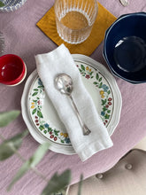 Load image into Gallery viewer, 100% Linen Dessert Napkins in Simply White
