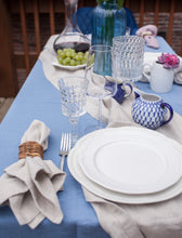 Load image into Gallery viewer, Linen Tablecloth - Sky Blue - 71&quot;х95&quot;
